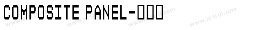 COMPOSITE PANEL字体转换